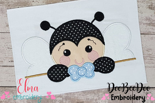 Baby Butterfly Boy - Applique Embroidery