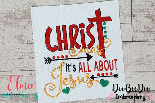 Christmas it's all about Jesus - Fill Stitch