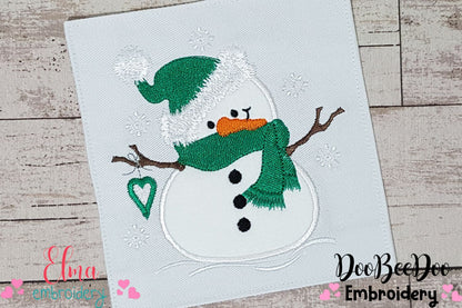 Snowman Christmas - Applique