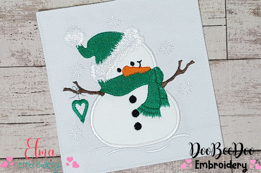 Snowman Christmas - Applique
