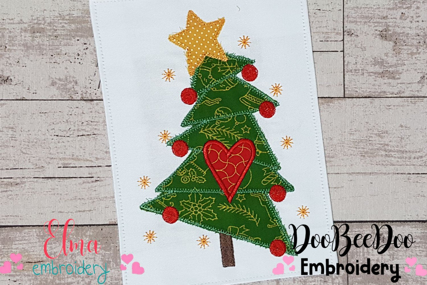 Christmas Tree - Raggy Applique