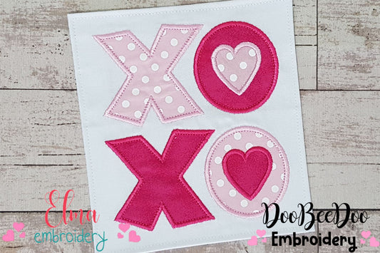 XOXO Valentine's Day - Applique - Machine Embroidery Design