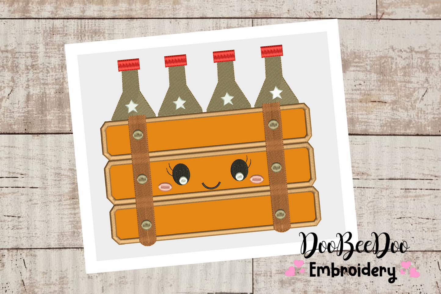 Oktoberfest -  Beer bottles  - Germany  -  Applique  - 6 sizes -  Machine Embroidery Design