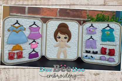 Wardrobe Girl Sensory Games - ITH Project - Machine Embroidery Design