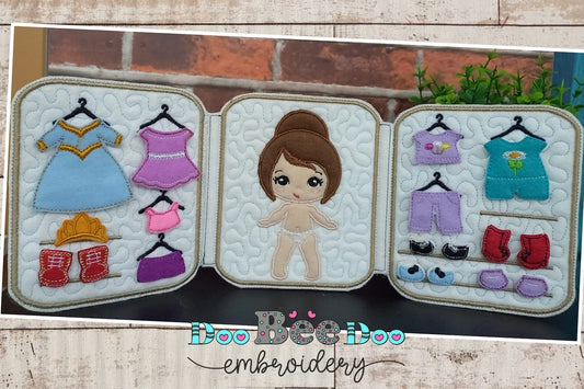 Wardrobe Girl Sensory Games - ITH Project - Machine Embroidery Design