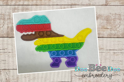 Dinosaur Pop It - ITH Project - Machine Embroidery Design