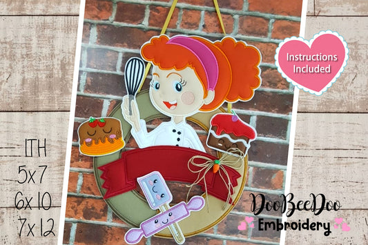 Cake Chef Garland - ITH Project - Machine Embroidery Design