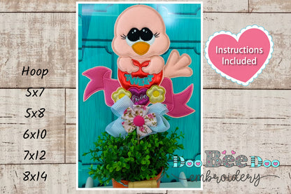 Birdie Tweet Love - ITH Project - Machine Embroidery Design