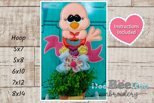 Birdie Tweet Love - ITH Project - Machine Embroidery Design