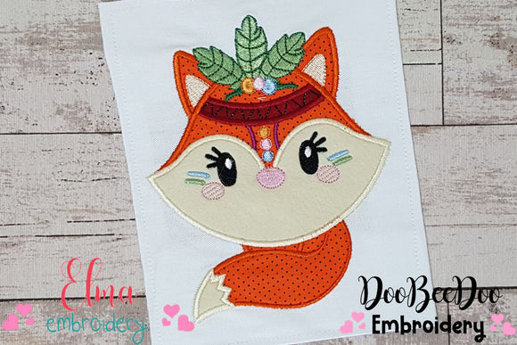 Boho Fox - Applique Embroidery