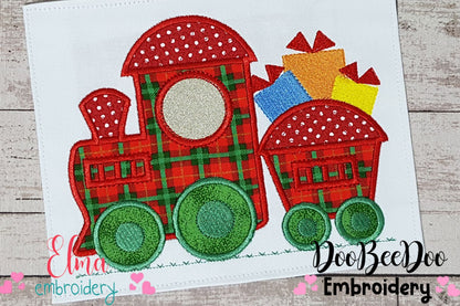 Christmas Train - Applique - 6 sizes