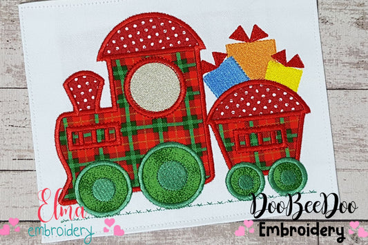 Christmas Train - Applique - 6 sizes