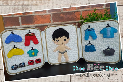Wardrobe Boy Sensory Games - ITH Project - Machine Embroidery Design