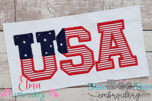 USA Flag - Applique