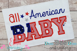 All American Baby - Applique