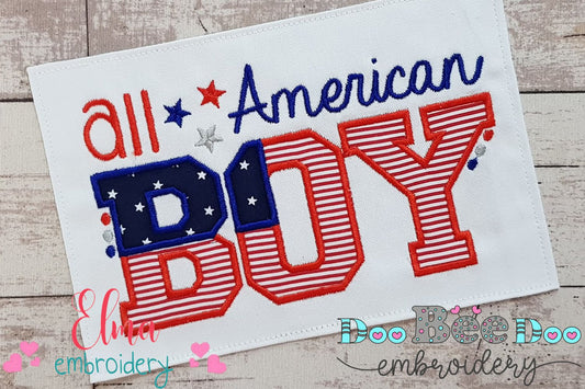 All American Boy - Applique