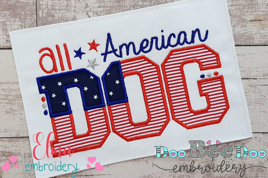 All American Dog - Applique