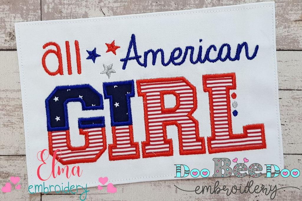 All American Girl - Applique