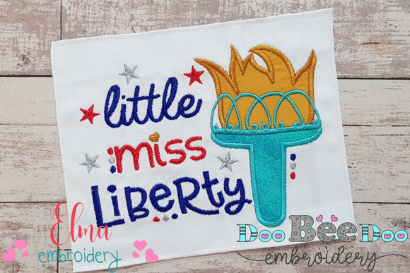 Little Miss Liberty - Applique