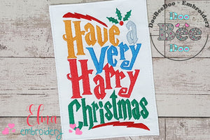 Have a Very Harry Christmas - Fill Stitch