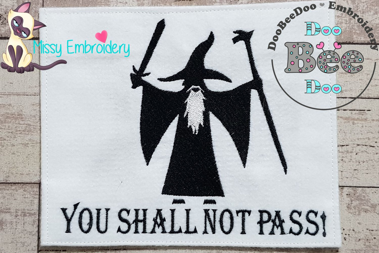 You Shall Not Pass! - Fill Stitch