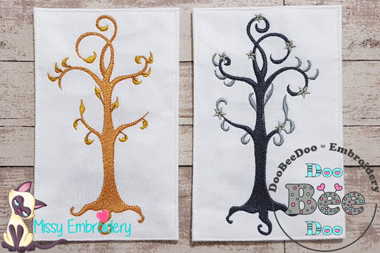 The Two Trees of Valinor - Fill Stitch