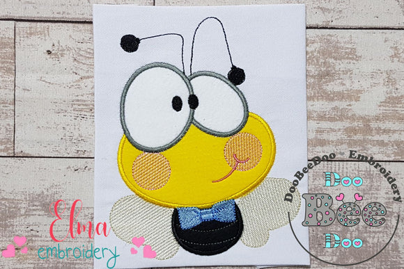 Cute and Funny Bug Boy - Applique