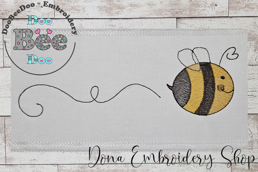 Cute Bumble Bee - Rippled