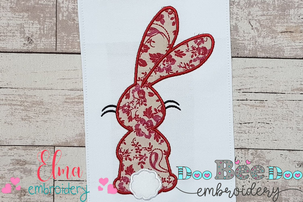 Easter Bunny Silhouette 4 - Applique