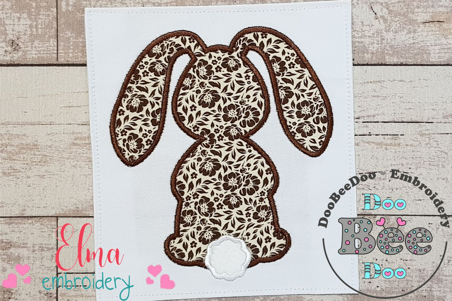 Easter Bunny Silhouette 5 - Applique