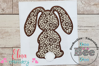Easter Bunny Silhouette 5 - Applique