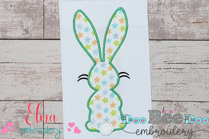 Easter Bunny Silhouette - Applique