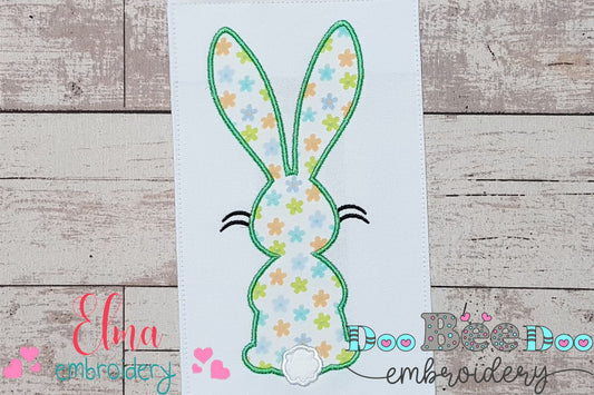 Easter Bunny Silhouette - Applique