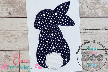 Easter Bunny Silhouette - Applique