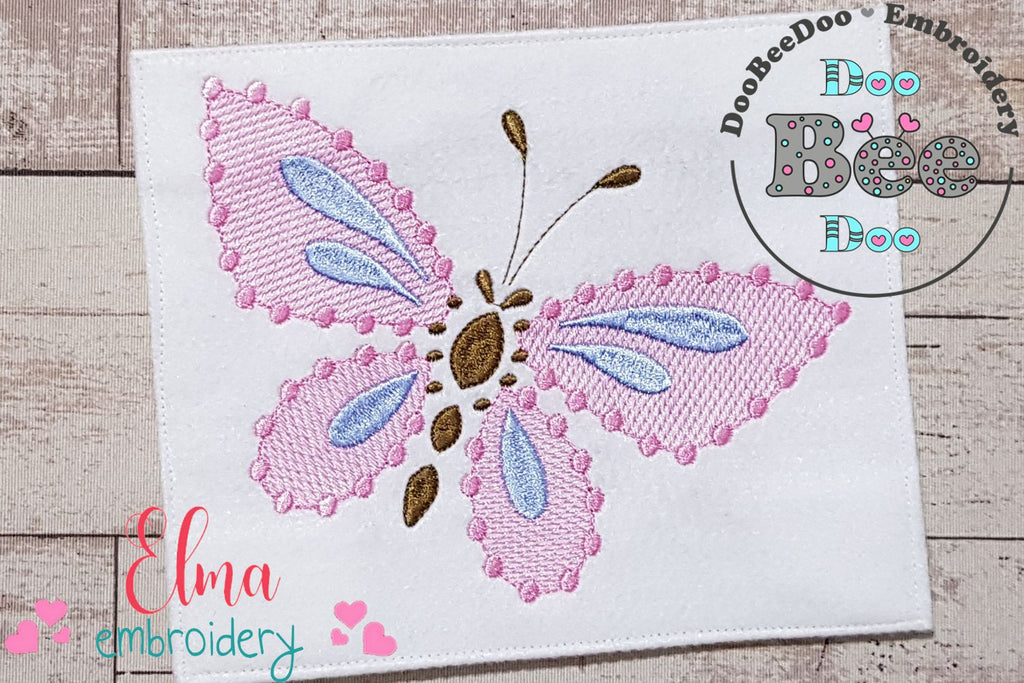 Delicate Butterfly - Fill Stitch