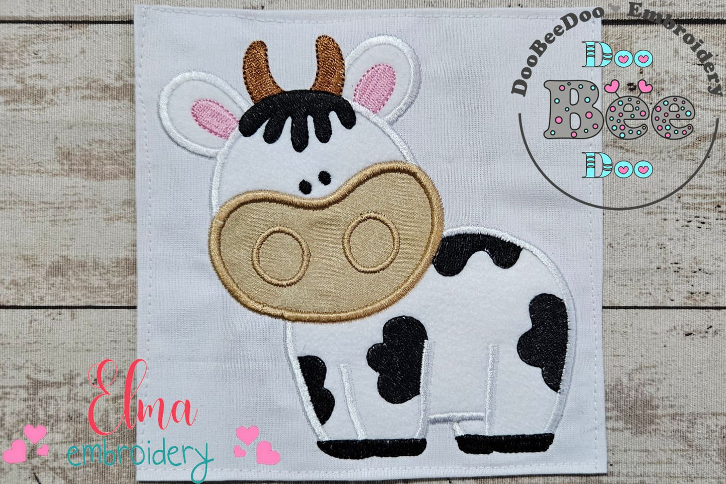 Little Farm Cow - Applique
