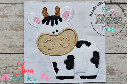 Little Farm Cow - Applique