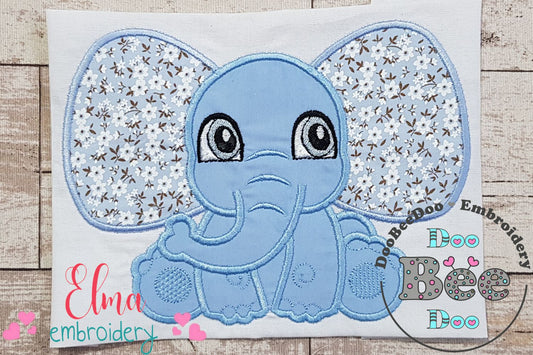 Elephant Boy Big Ears - Applique