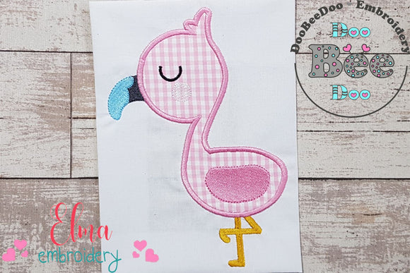 Cute Summer Flamingo - Applique