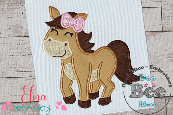 Horse Girl - Applique Embroidery