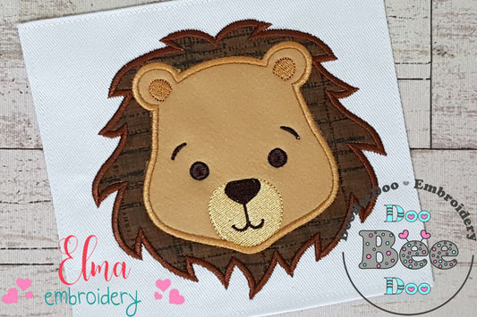Lion Boy - Applique - Machine Embroidery Design
