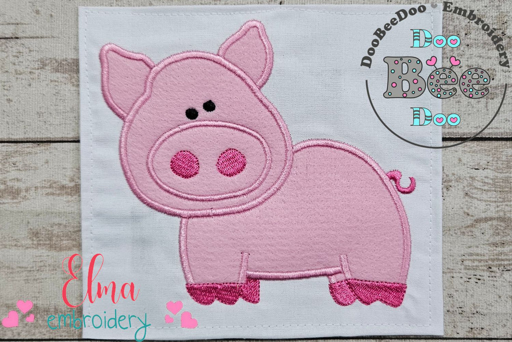 Little Farm Pig - Applique