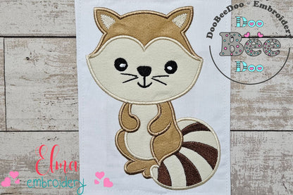 Cute Squirrel Boy - Applique