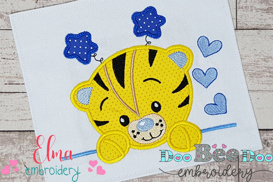 Cute Tiger Boy - Applique Embroidery