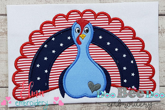 USA Thanksgiving Turkey - Applique