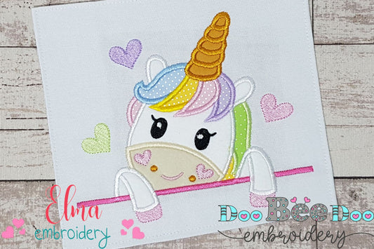 Very Cute Unicorn - Applique