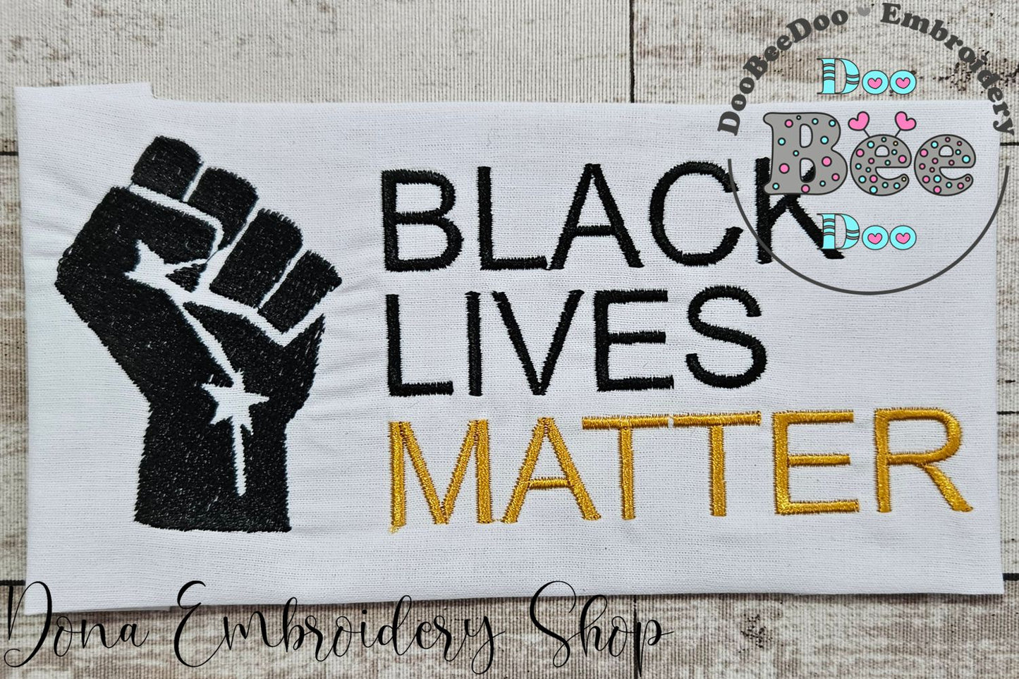 Black Lives Matter - Fill Stitch