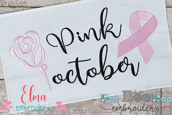 Pink October - Fill Stitch