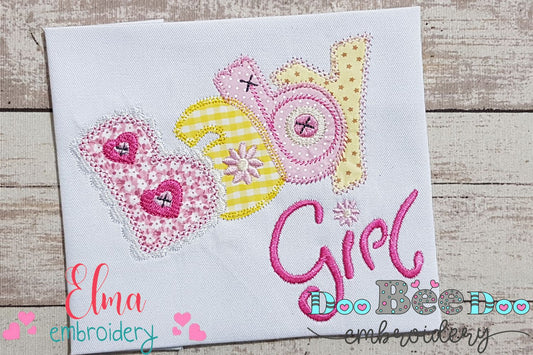 Baby Girl - Applique