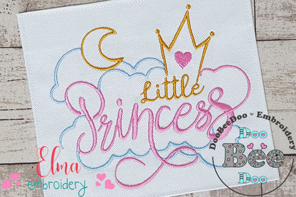Little Princess - Fill Stitch - Machine Embroidery Design